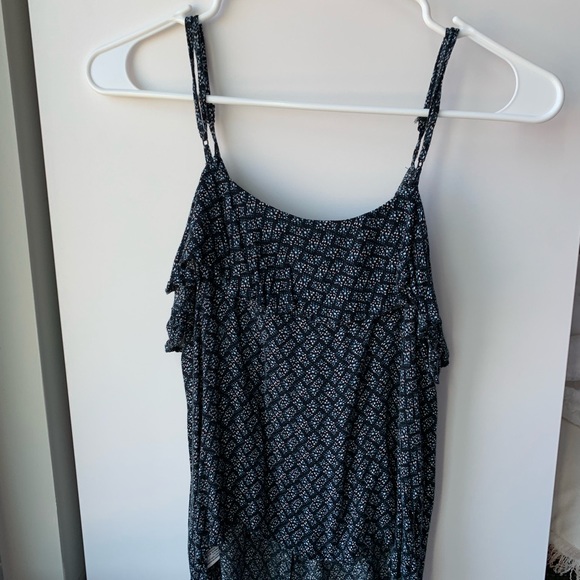Patterned blue tank top - Picture 2 of 2